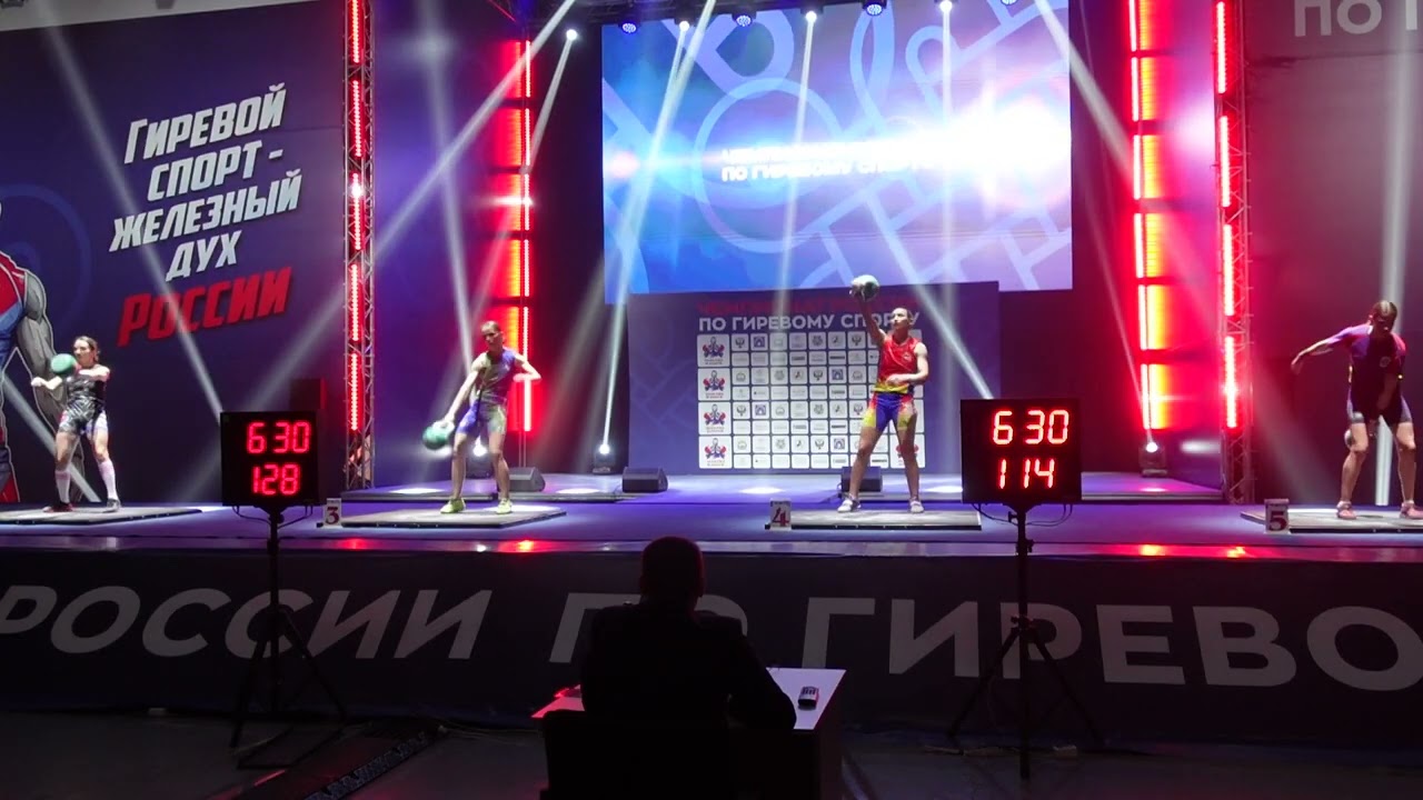 Степанова Дедюхина рывок гири Чемпионат России по гиревому спорту