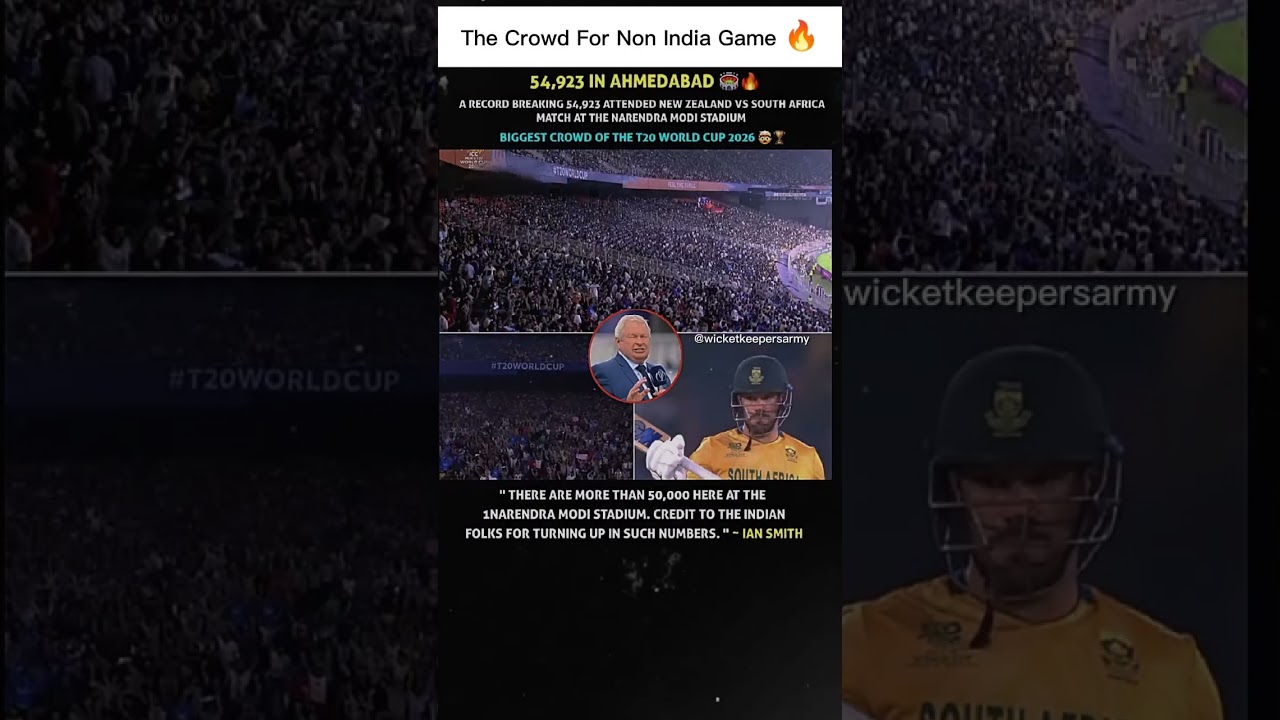 The crowd for non India game 🔥