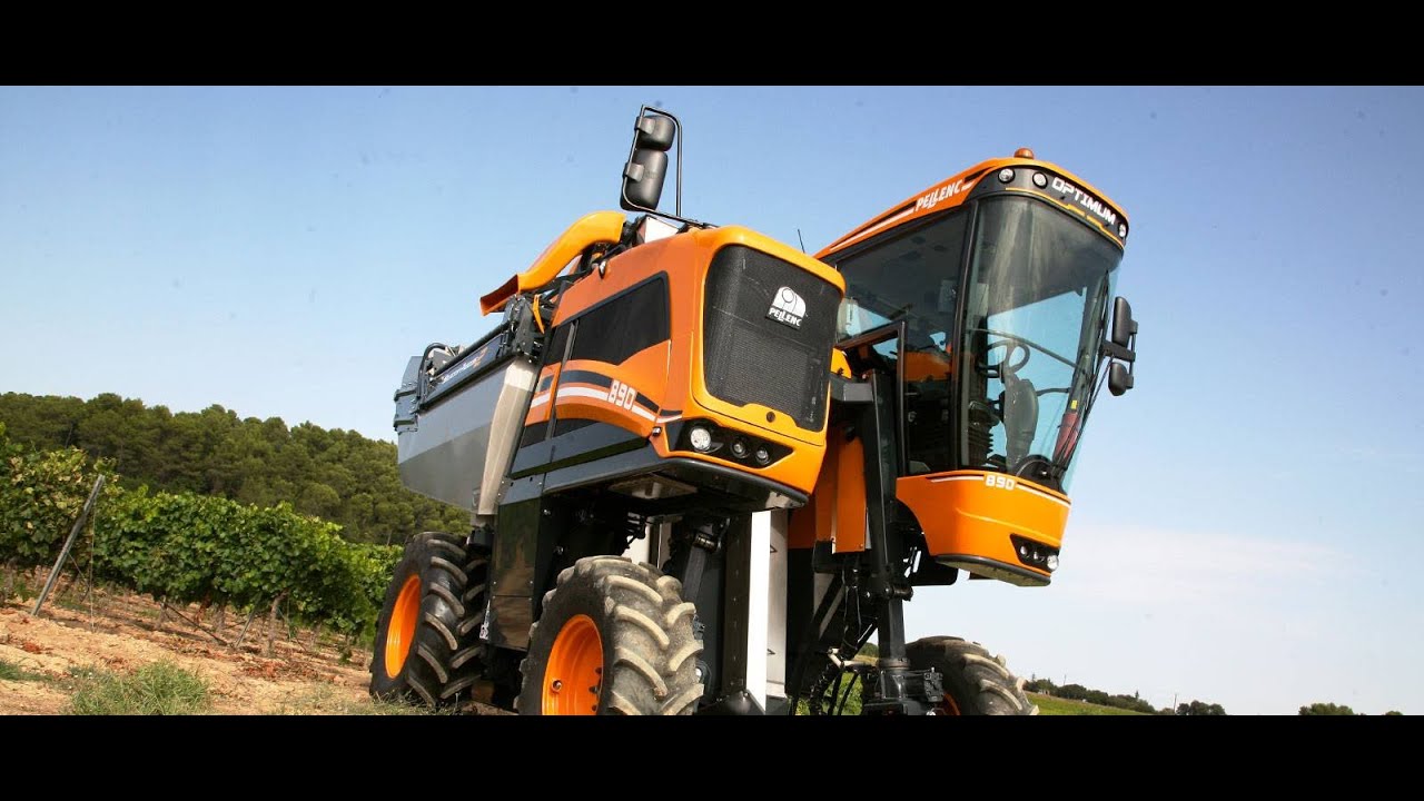 Vendimiadora Pellenc Optimum. Calidad de vendimia. (Pellenc Optimum 890)
