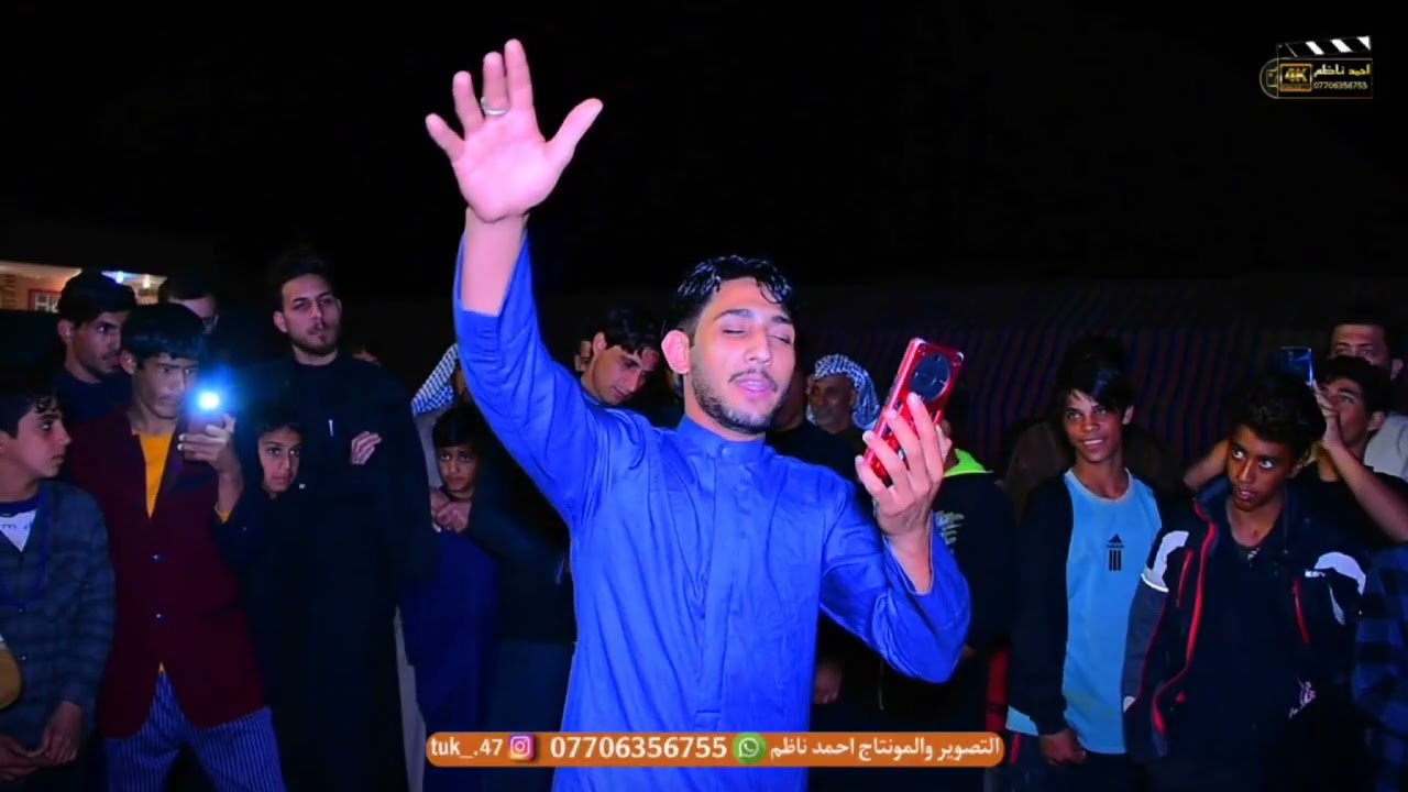 ارتجال ناظم المرياني في الميدان الربع كاضينه ستوريات ميدان بيت شاوي حفل حناء الاخ كرار حسين علي