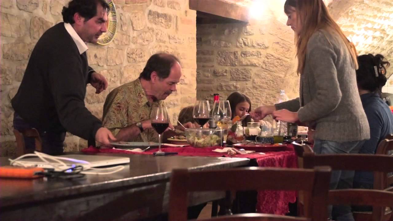 Gubbio, Umbria Italy walk6 dinner