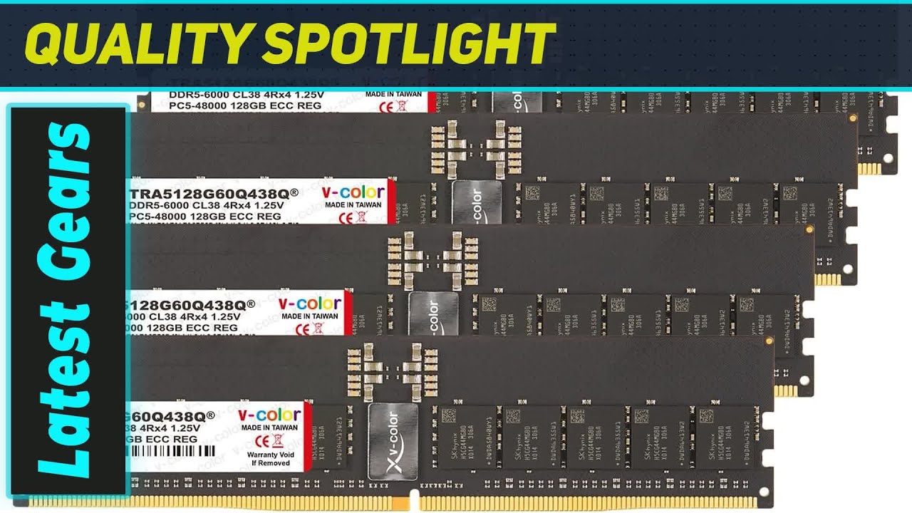 V-Color 512 ГБ DDR5: ЛУЧШАЯ память для рабочих станций TRX50!