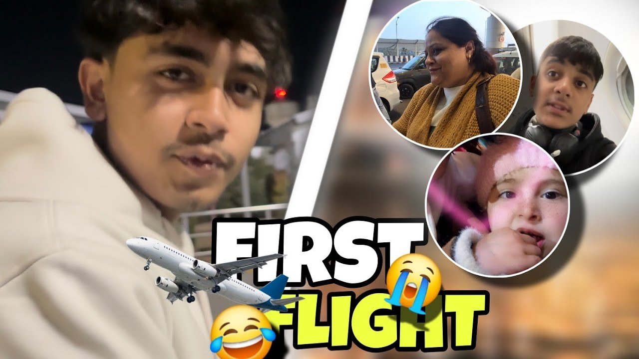 Nervous to Excited 😍 | My First Flight Journey | Pehla Plane Safar
