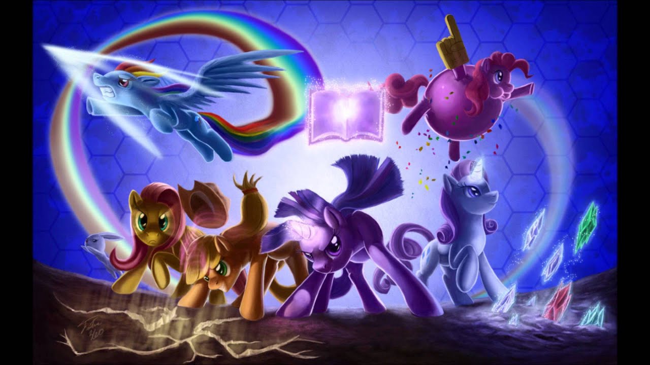 MLP Fighting is Magic (Twilight Sparkle's stage theme) Extended! 1080p