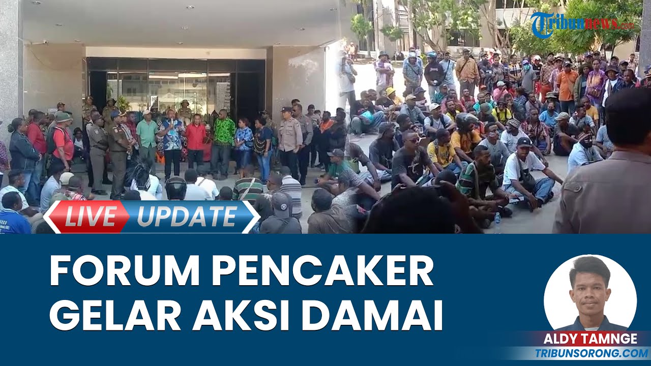 Demo Forum Pencaker Jilid II Digelar di halaman Kantor Gubernur Papua Barat Daya, Singgung PNS Papua