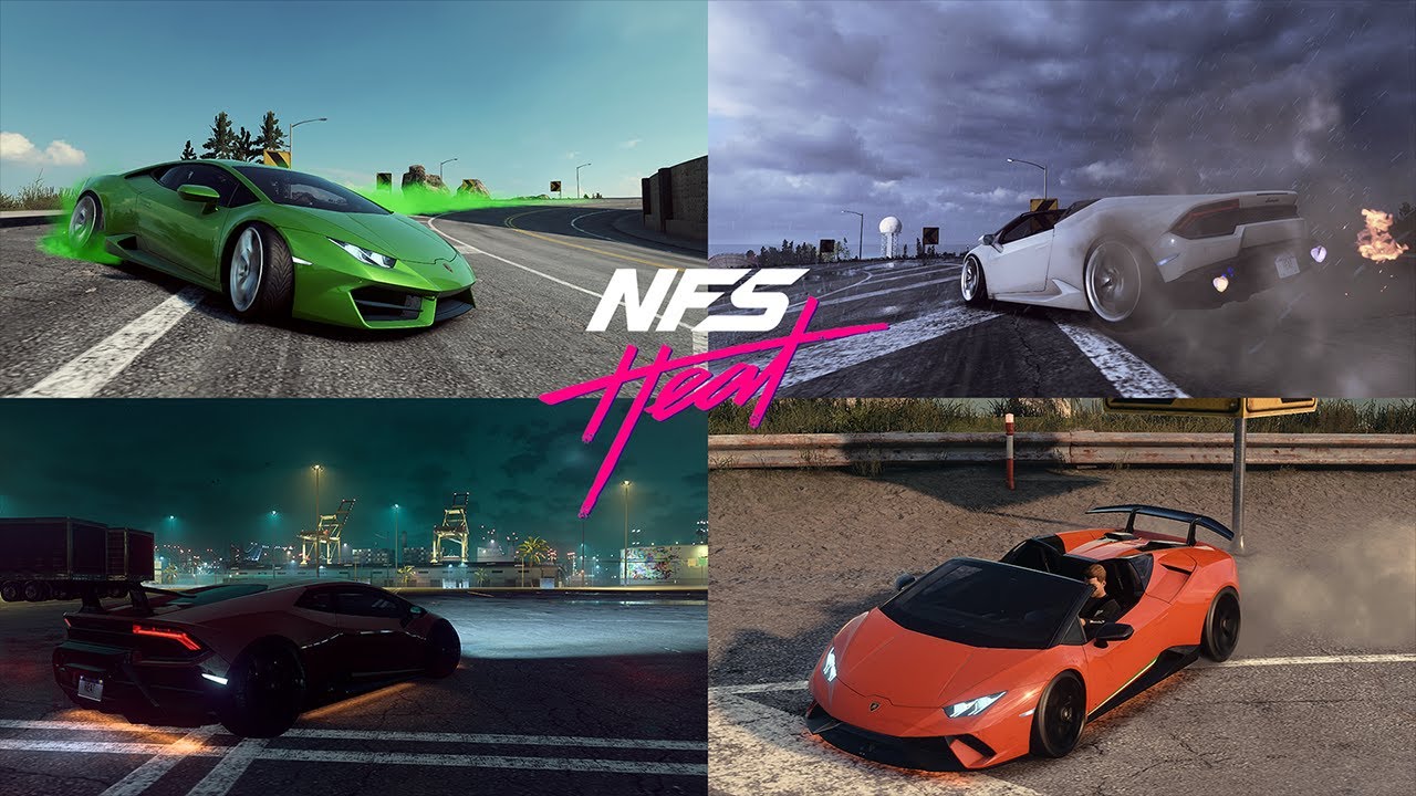 Need For Speed Heat - Drifting All 4 Lamborghini Huracans | Which One Is Best At Drifting?