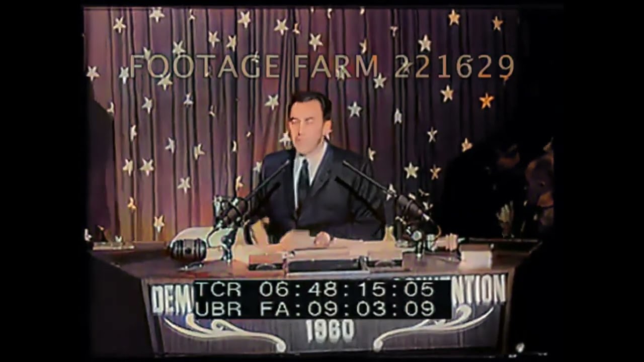 📜 1960 - Democrats Nominate Kennedy - Now Restored in 4K Color! 🎥🇺🇸