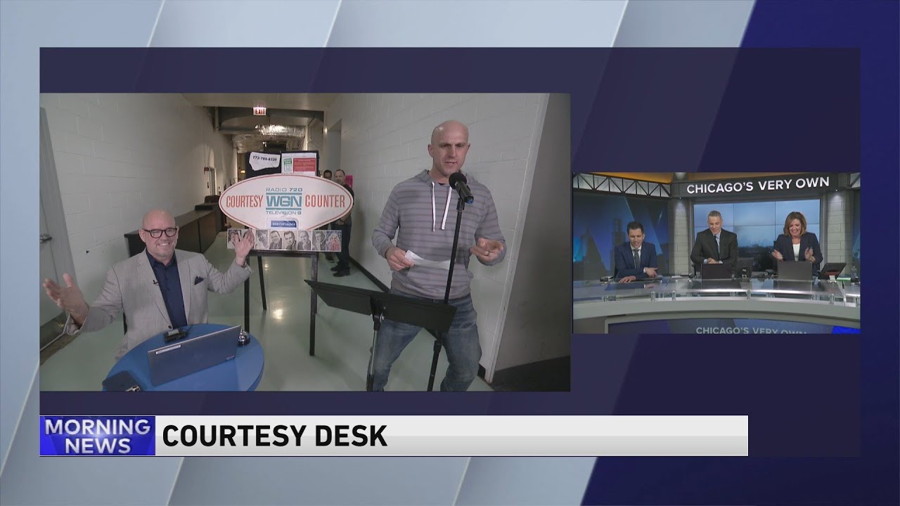 Courtesy Desk: Auditions for new WGN Morning News voice announcer