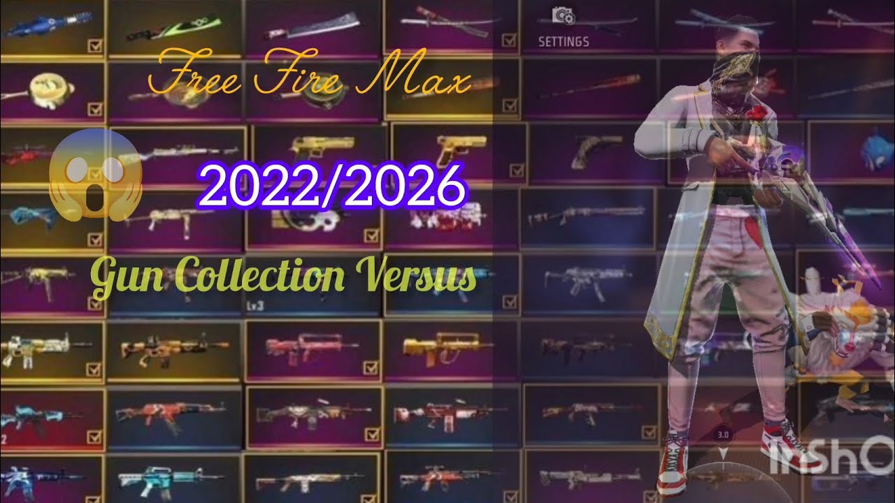 Free Fire M 2022-2026 Tak Gun 🔫 Collection Versus #video 