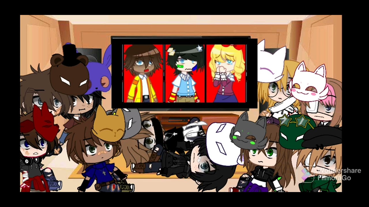 Micheal and his classmates react to the afton family //OLD//credits in description//
