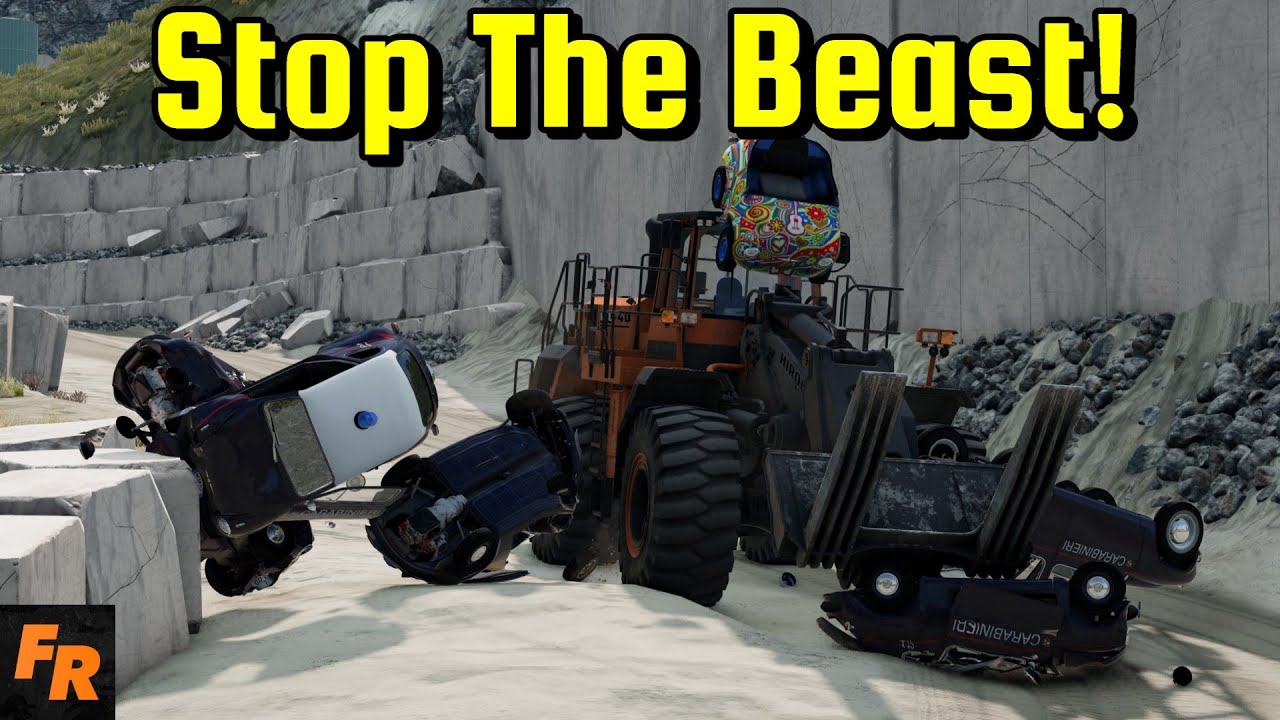 Stop The Beast! - Heavy Machinery - BeamNG Drive
