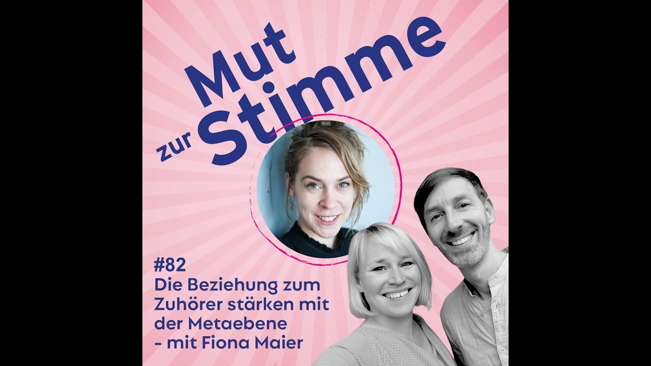 Die Beziehung zum Zuhörer stärken mit der Metaebene - mit Fiona Maier