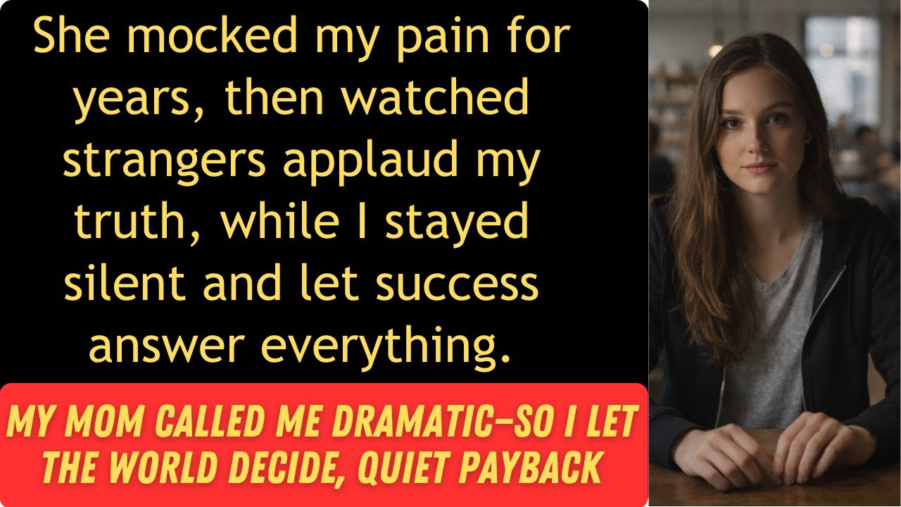 My Mom Called Me Dramatic—So I Let the World Decide, Quiet Payback