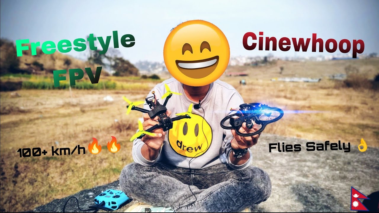 Cinewhoop and 4inch fpv flight test 😮🚀🚀  | Fpv drone nepal