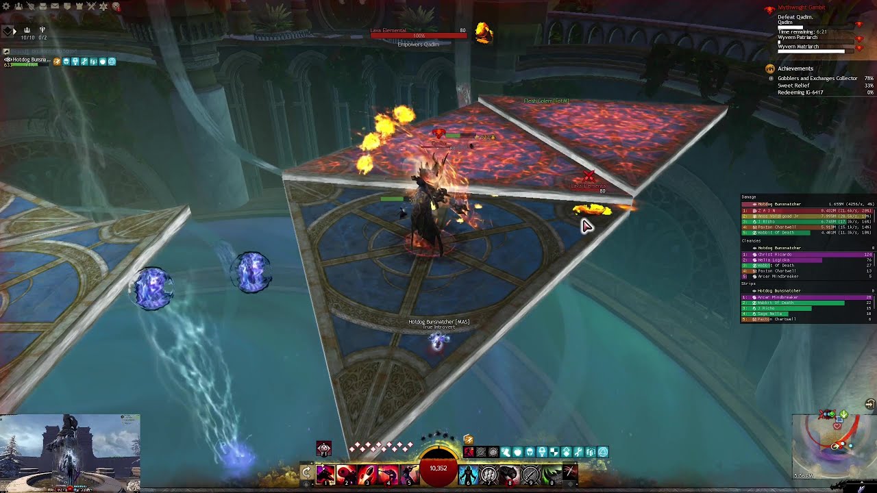 Wing 6 on Axe/Pistol QUICKNESS Deadeye with Rifle Deadeye Kiting of Qadim