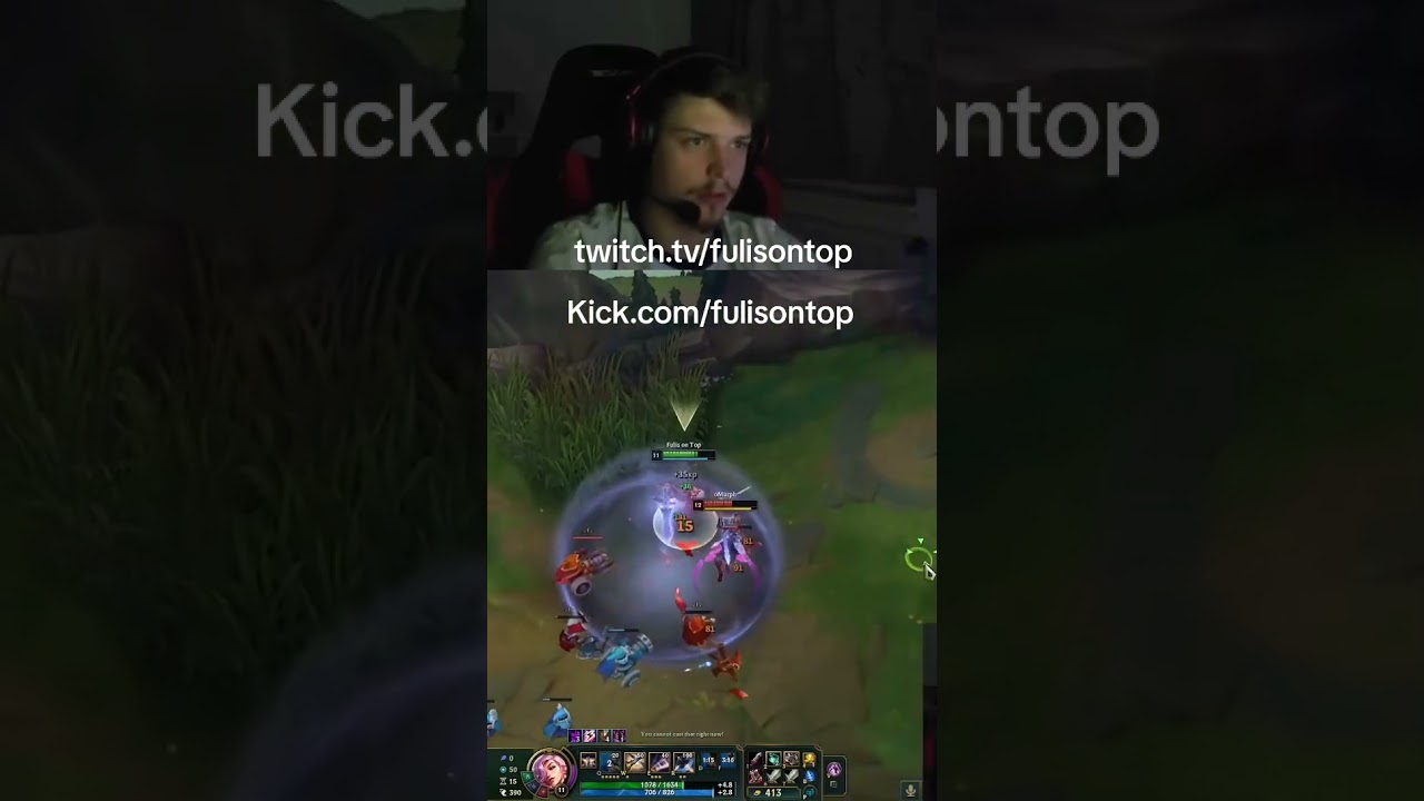 uhhh uhhh #fulisontop #leagueoflegends #toplane #outplay #fiora #streamer