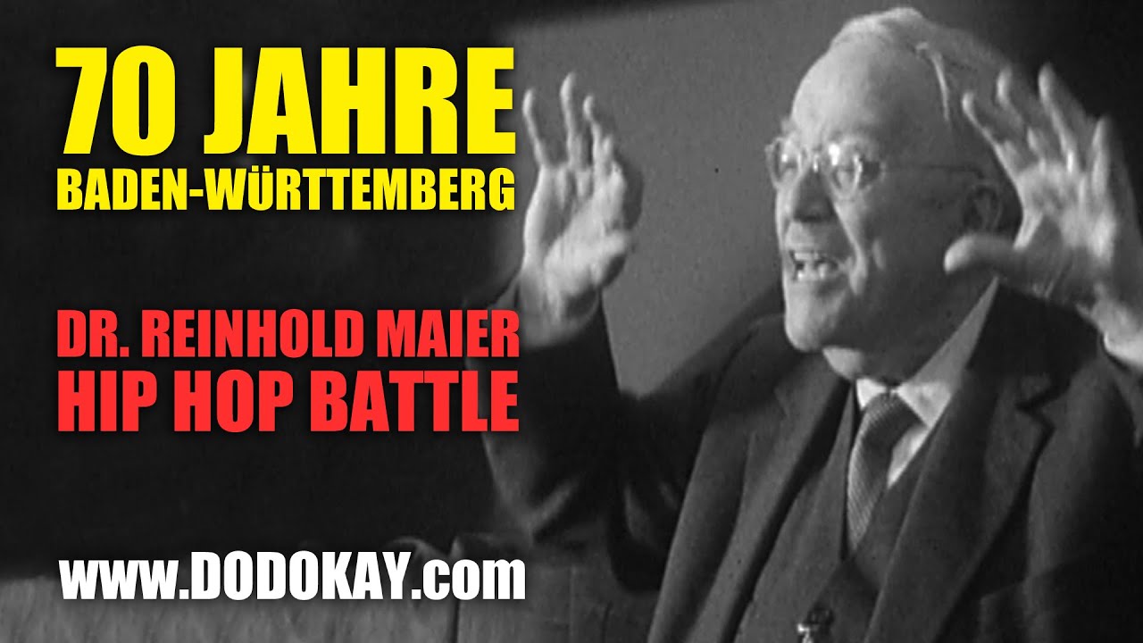 dodokay - 70 Jahre Baden-Württemberg - Dr. Reinhold Maier - schwäbisch