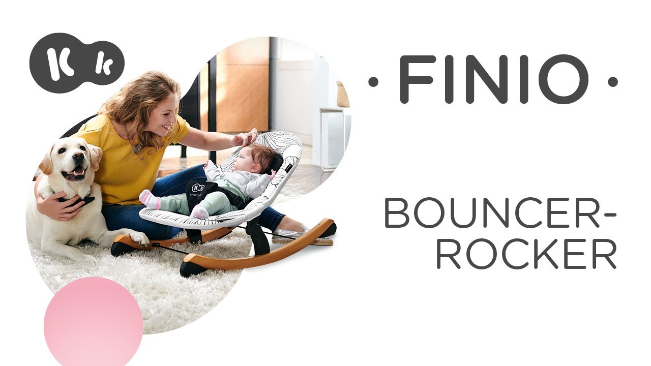 Bouncer with a rocking function FINIO Kinderkraft