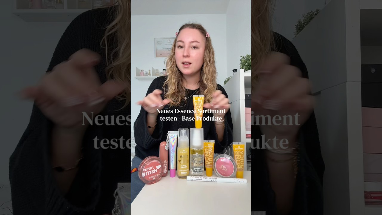 Neues Essence Sortiment testen - Base Produkte #essenceneuheiten #essence #dm #dmneuheiten