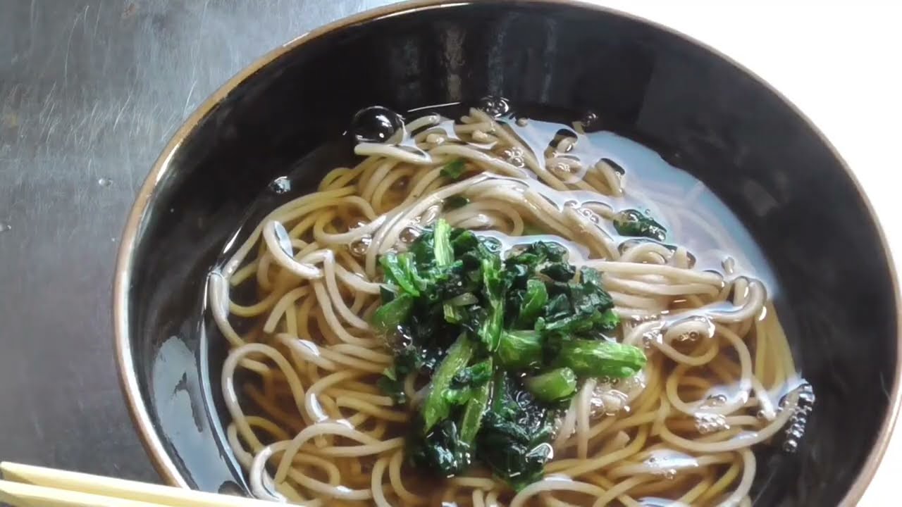 5分で簡単！うどん・そば　そばつゆガスいらない。