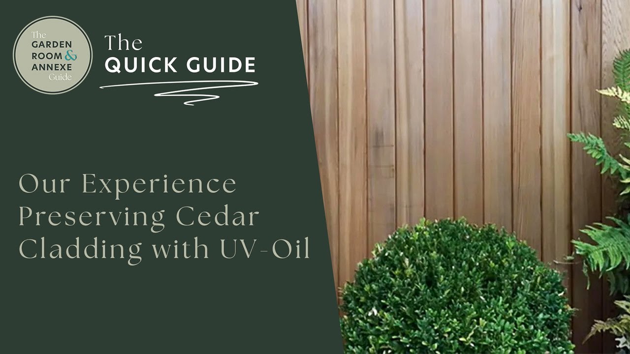 Preserving Cedar Cladding with UV Oil &ndash; Our 7 Year Experience