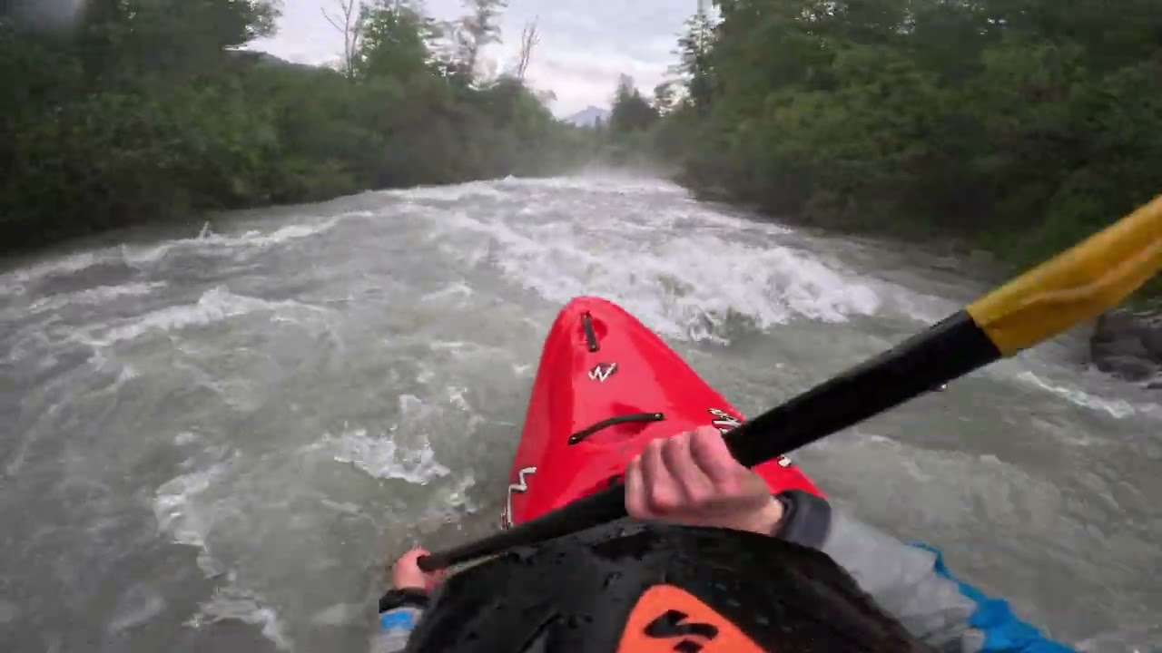 Whitewater Kayaking Lower Guisane Full (Raw GoPro)