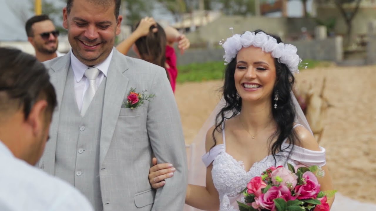 Pequeno CASAMENTO na Praia Cerimônia Intimista frente ao Mar em Búzios Rio de Janeiro Casar de Dia