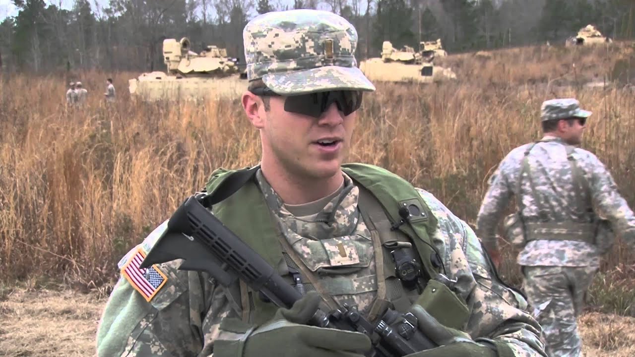 Fort Benning Soldiers Compete In A Combined Arms Exercise