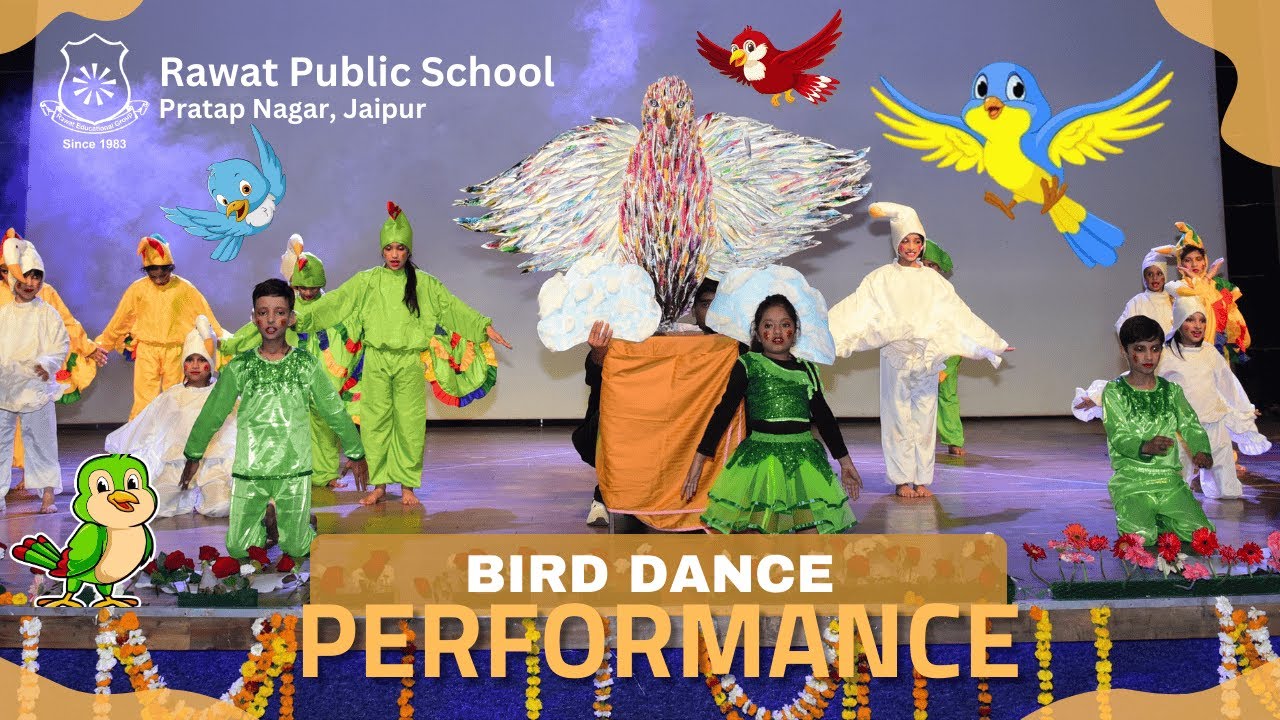 🕊️✨ Bird Dance Performance | Primary Wing | Rawat Public School, Pratap Nagar | Annual Day 