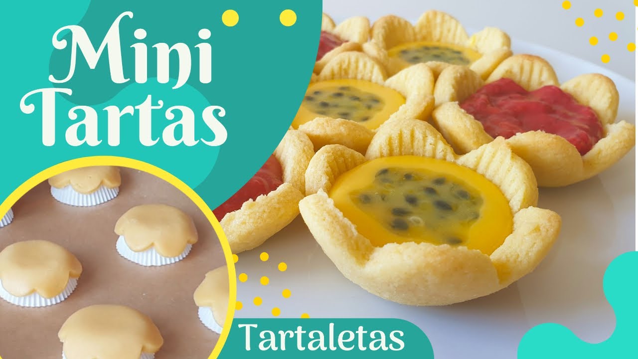 Mini tartas | Tartaletas sin molde | Como preparar tartas dulces | Tartas de frutas| Cookeri