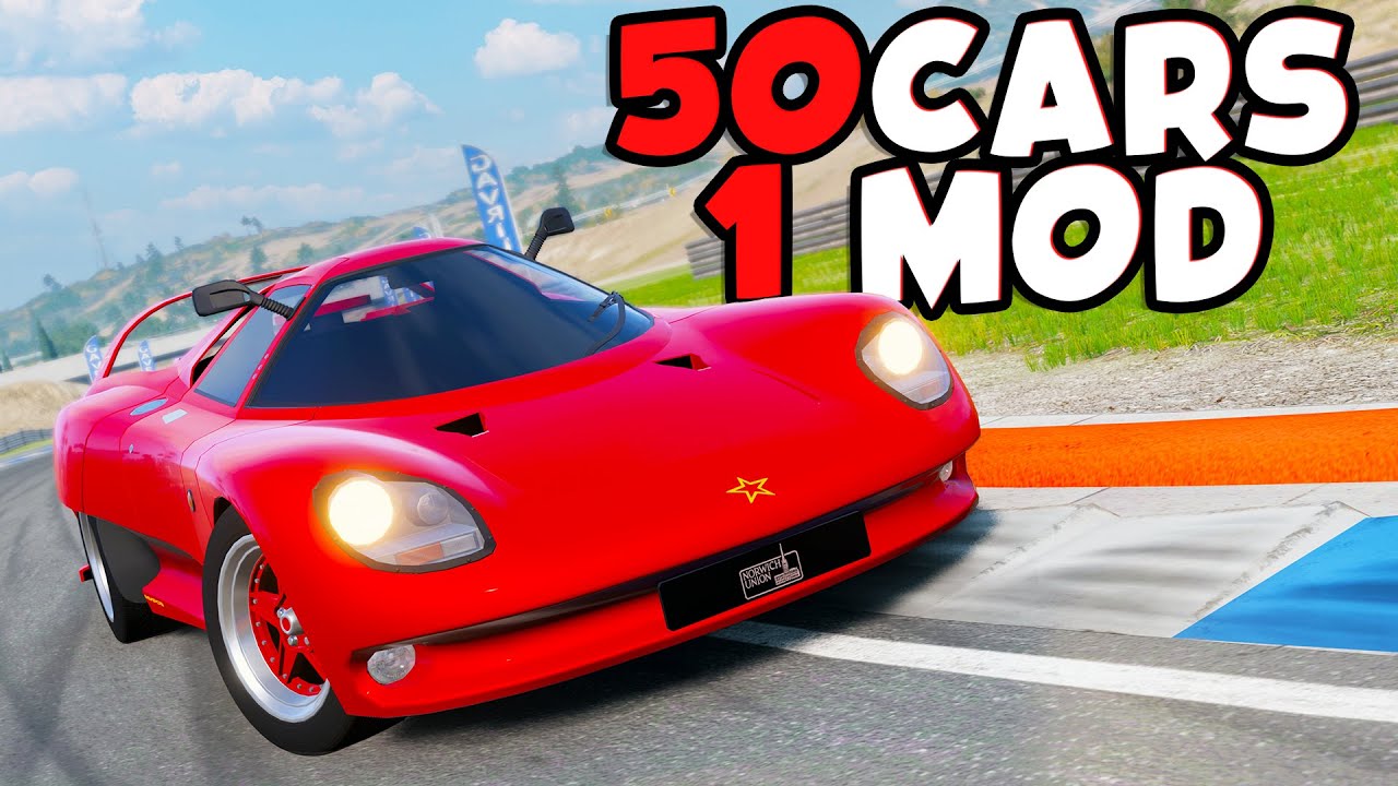 Этот мод добавляет 50 НАСТОЯЩИХ МАШИН в BeamNG Drive! - SimpleNG
