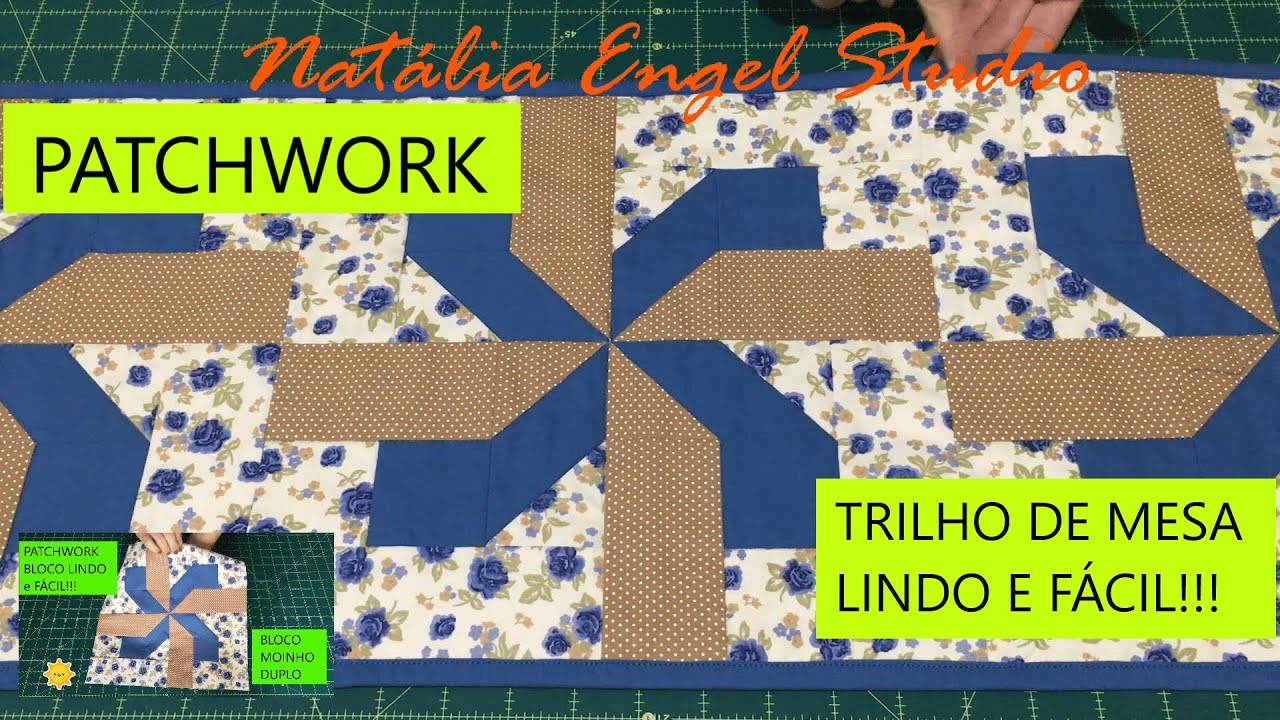 PATCHWORK :: TRILHO DE MESA :: SUPER F&Aacute;CIL