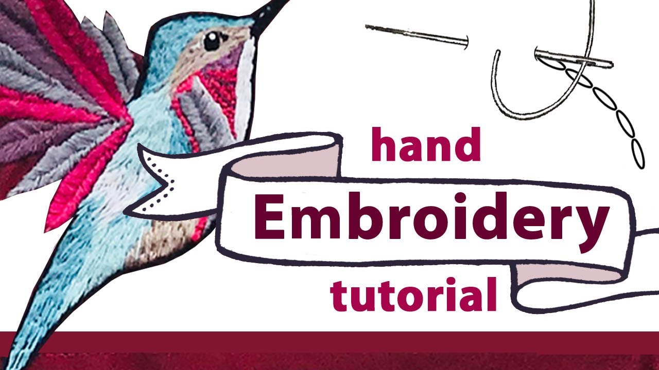 EMBROIDERY How I embroider for Beginners Step by Step : Bag Design : Tutorial