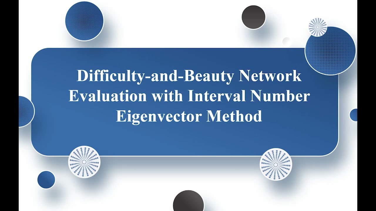 Difficulty-and-Beauty Network Evaluation with Interval Number Eigenvector Method