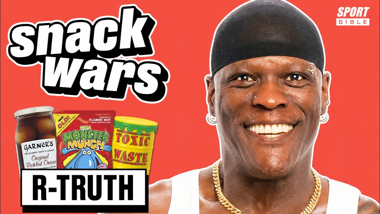 WWE Superstar R-Truth Tries UK vs US Food | Snack Wars