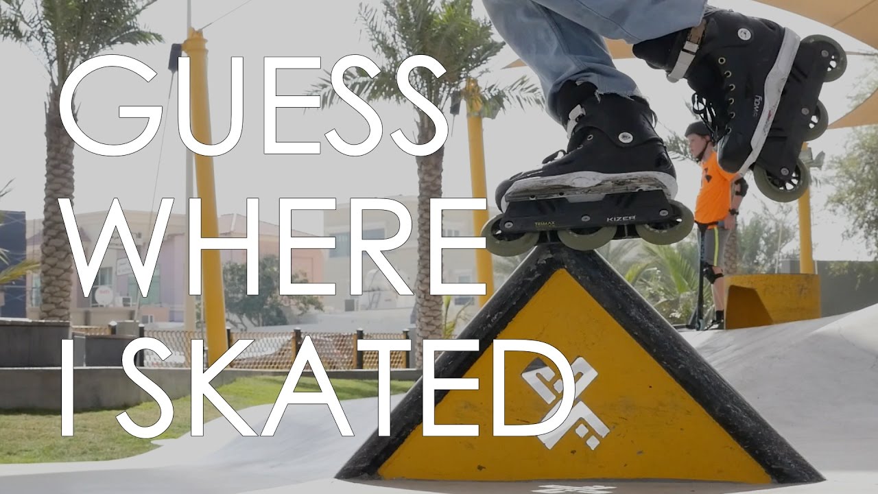 TRISKATING IN DUBAI // INLINE SKATING THE UNITED ARAB EMIRATES // VLOG 92