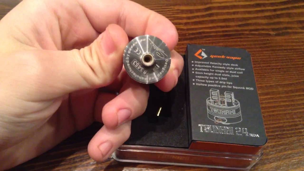 Дрипка Geekvape Tsunami 24 mm RDA стальная