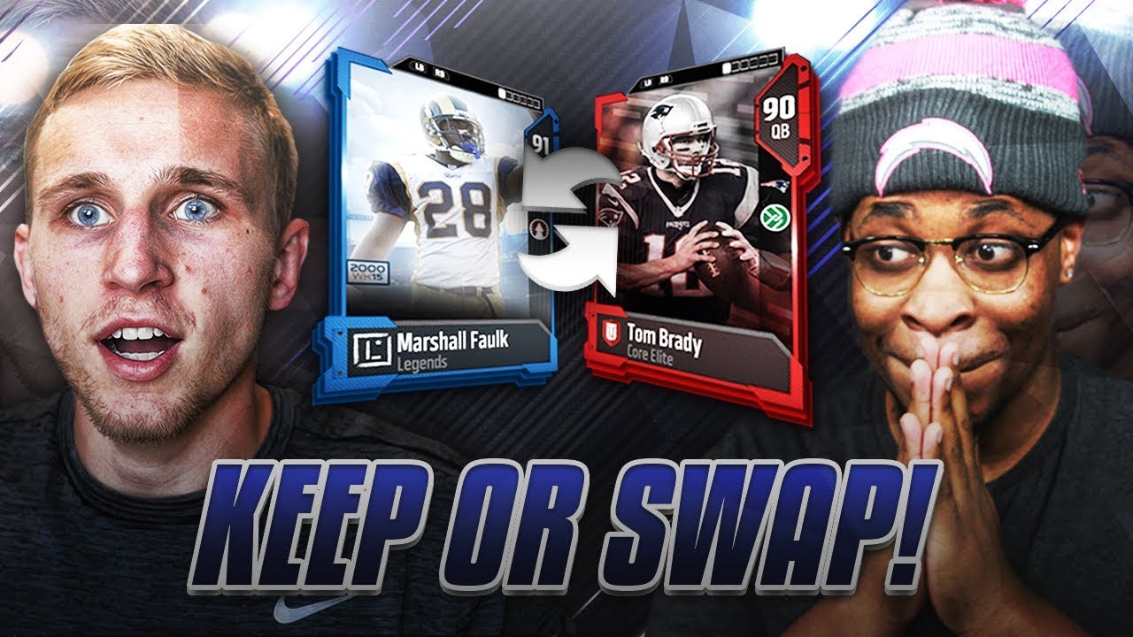 MUT DRAFT KEEP OR SWAP VS VIC! CRINGE FORFEIT! Madden 18