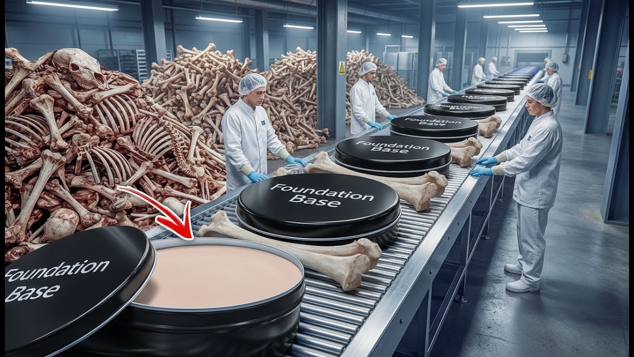 How Animal Bones Become Makeup – Inside the Billion-Dollar Beauty Ingredient Industry (Full Process)