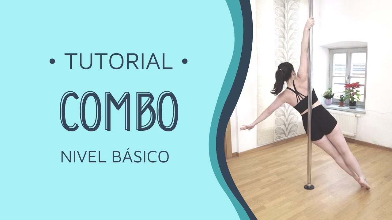 POLE DANCE tutorial ✨ Combo nivel principiantes - básico 🥰🤸🏻‍♀️