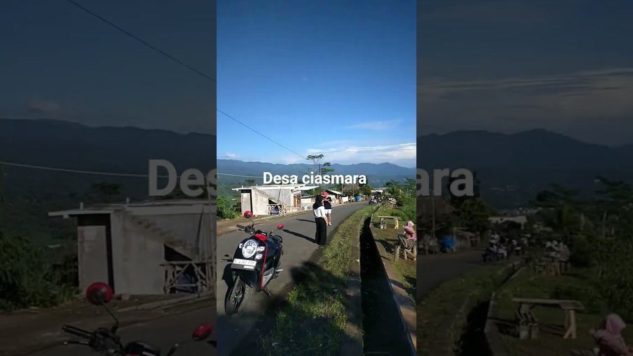 panorama desa ciasmara .ke camatan pamijahan bogor barat