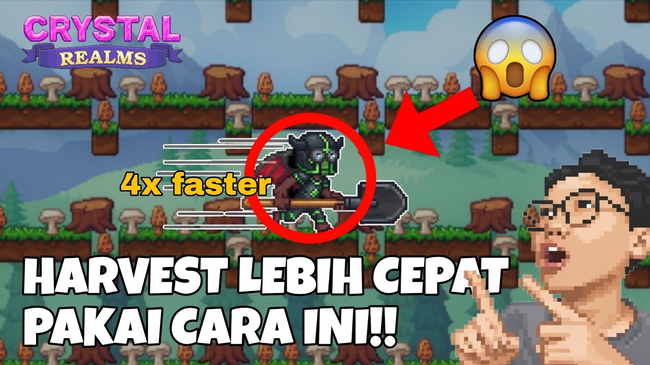 💎 Metode Farming Cepat di Crystal Realms yang Belum Banyak Tau! ⚡ | Taru_CR