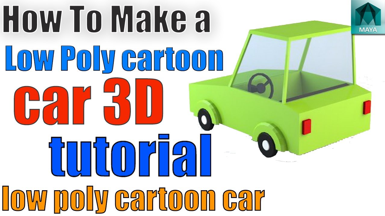 how to make low poly Car Modeling in Autodesk Maya Tutorial 2018 in  [ urdu hindi ]