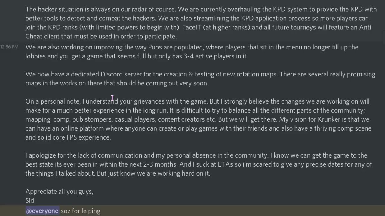 MASSIVE announcement on the future of krunker and season 5! (Sidney) **INSANE**
