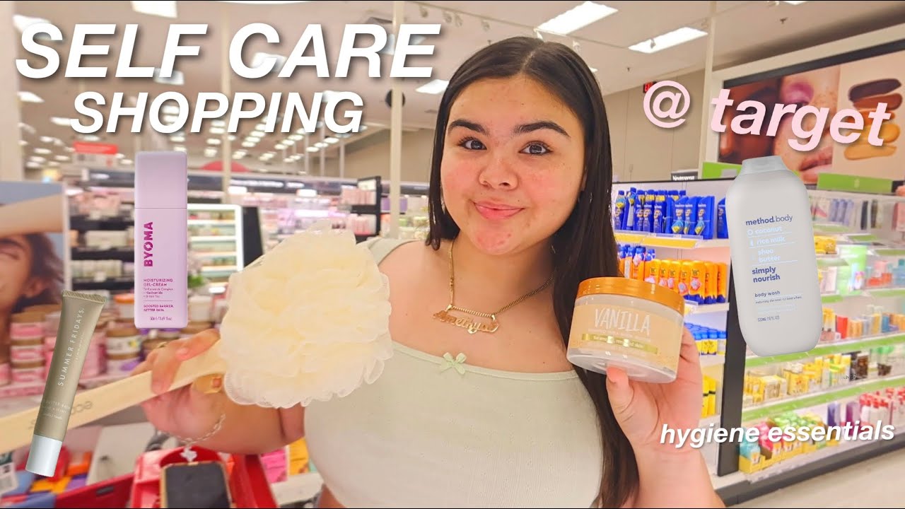 let's go self care shopping + hygiene essentials at target 🧖🏻‍♀️ skincare, body care, makeup & haul