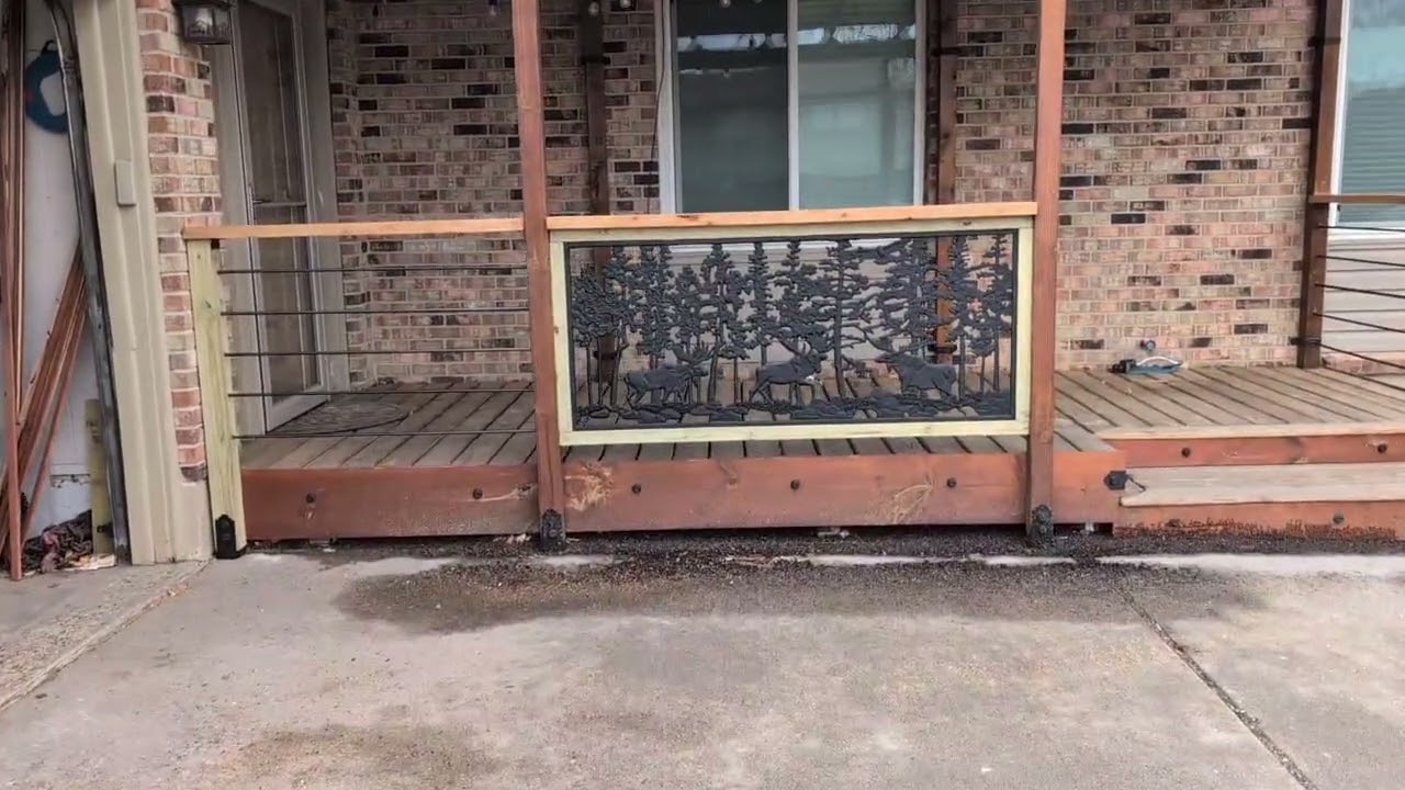 Deck Builders Casper WY | We Build It | Front Entry Hand Rails