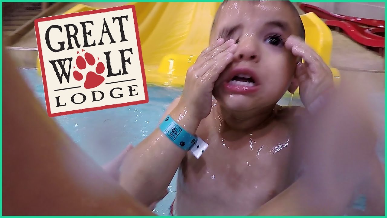 BRAVING THE SLIDE AT GREAT WOLF LODGE WATER PARK!! | Sam & Nia