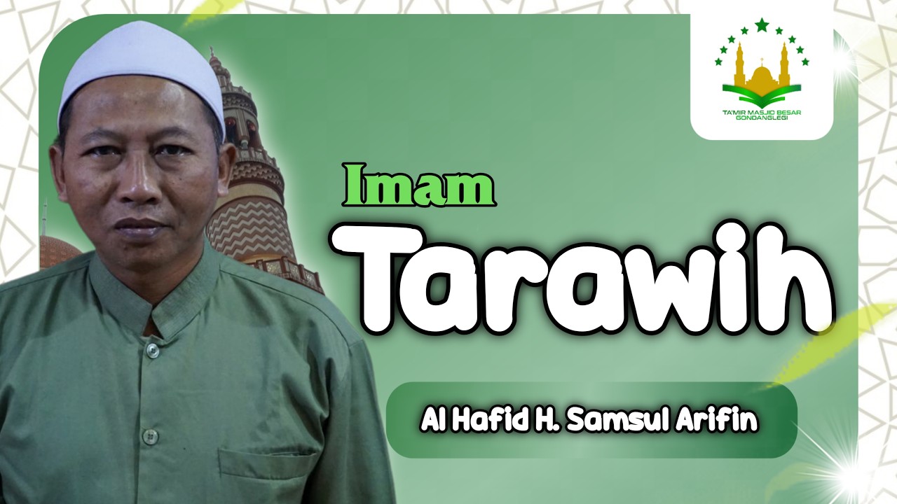 LIVE Sholat Isya & Tarawih Malam Ke 2 Ramadhan 1447 H | Bersama Para Huffadz