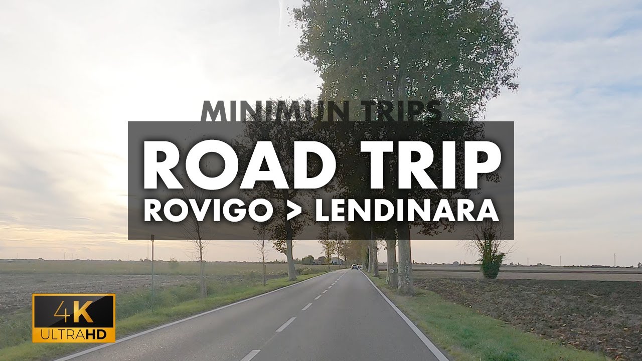 Road Trip in Venetian Countryside: Rovigo to Lendinara - Video 4K