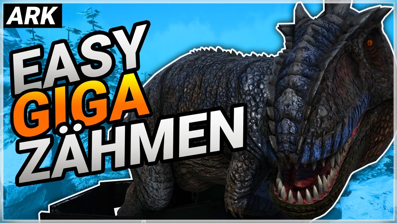 DAS ist die EINFACHSTE Methode einen Giganotosaurus zu zähmen! | ARK Zähmen | ARK Survival Evolved